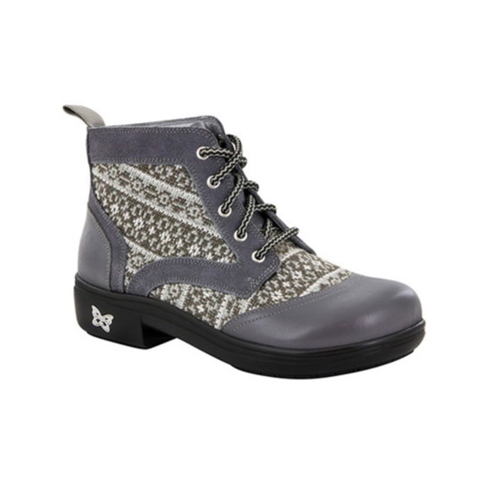 Alegria Women's Kylie Ankle Boot Snuggy Grey Size 9
